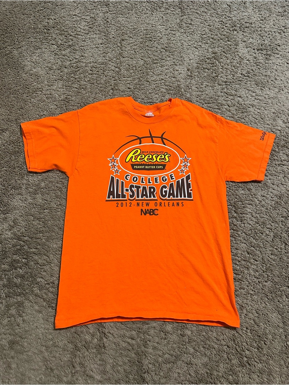 Vintage Adidas Reese’s “triple orange” shirt 00s size medium
